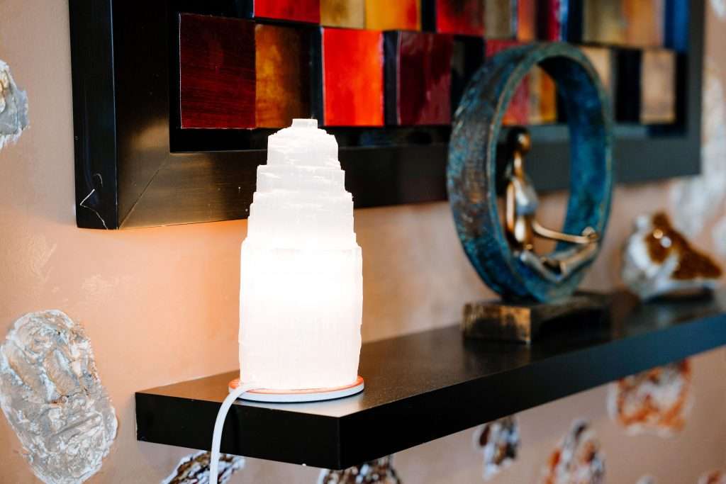 Selenite Lamp