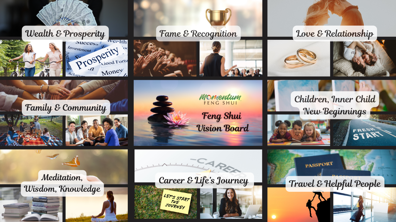 Vision Board Online Course, Feng Shui Vision Board Online Course